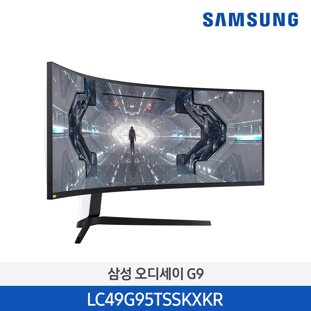 [삼성] 오디세이 울트라와이드 커브드 1000R 게이밍 모니터 123.8cm LC49G95TSSKXKR [전국무료배송]